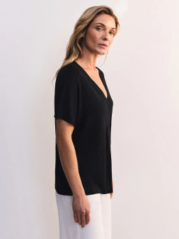 Полупрозрачная футболка прямого кроя ZR2605023423-50 / Zarina