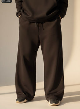 Оверсайз брюки широкие с кантом