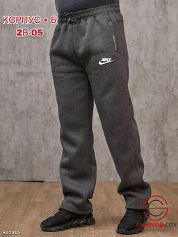 Брюки для мужчин, выполненные из тёплого материала с начесом - Bruno фото 2