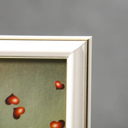 Фоторамка для фото 15×20 см Jocelyn, белая с золотом, (пластиковый экран)