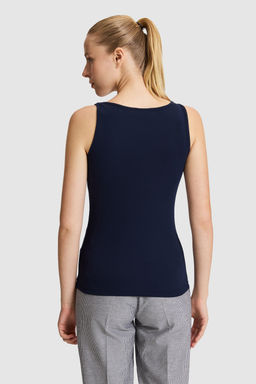 Kad_n Lacivert Kare Yaka Basic Ti__rt - U.s. polo assn фото 5