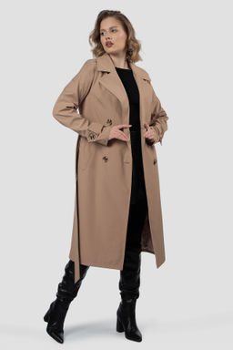 03-3425 Плащ женский (пояс) - El podio фото 4