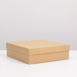 Цена за 2 шт. Коробка подарочная складная крафтовая, упаковка, 26×26×8 см