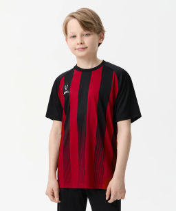 Футболка игровая JOGEL CAMP Striped Jersey, красный/черный, детский