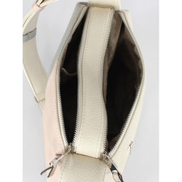 Сумка женская искусственная кожа ADEL-304/1в/ММ, 2 отд/плеч рем, бежевый/серый/розовый 259299 - Adelia фото 3