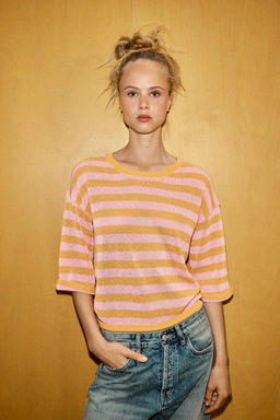 STRIPED KNIT TOP - Zara фото 9