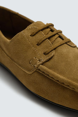 ZAPATO N?UTICO PIEL / Gris Topo - Zara фото 3