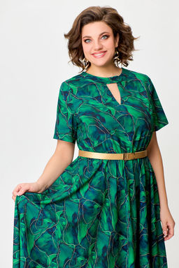 Блуза Swallow 803.2 черный+серебряный узор фото 1090