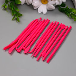 Инструменты для моделирования и придания формы набор 14 шт 12 см пластик МИКС - Арт узор фото 2