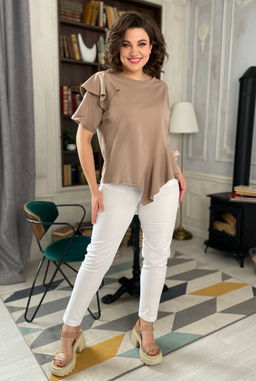 Блуза Rumoda 2122 капучино  фото 8