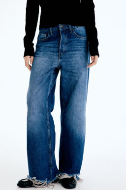 Wide High Waist Ankle Jeans - H&m фото 7