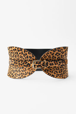 ANIMAL PRINT WAIST BELT - Zara фото 4