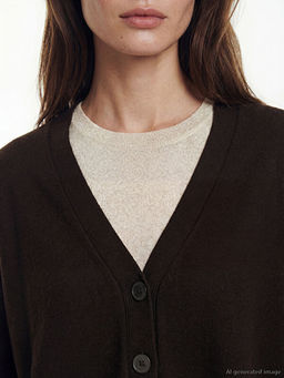 V Yaka Kad?n Triko H?rka