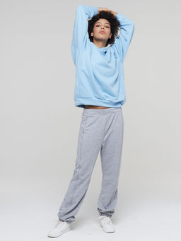 Брюки женские 211-3621 . ТХ003-01 св.серый меланж