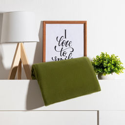 Плед «Экономь и Я» зелёный 150×200 см, 160 г/м², 100% п/э