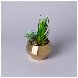 СУККУЛЕНТ ИСКУССТВЕННЫЙ В ГОРШКЕ 11*15СМ
