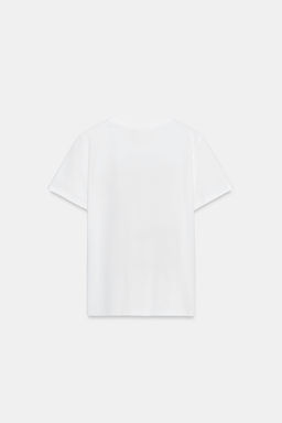 CAMISETA METALIZADA MANGA CORTA / Dorado - Zara фото 2