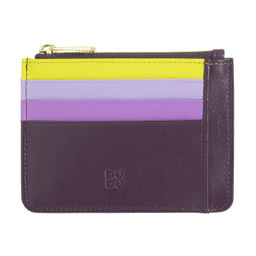 Итальянский кожаный кардхолдер DuDu серии Tiago | темно-фиолетовый
