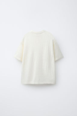 CAMISETA PUNTO R?STICA / Crudo medio - Zara фото 2