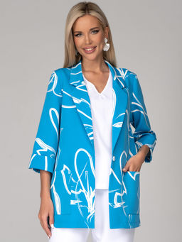 Пиджак Шерри (голубой) - Эльза фото 15