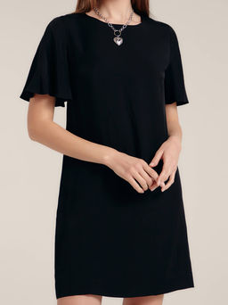 CONTE Платье свободного кроя LPL 1190 из вискозы black black