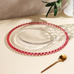 Тарелка-блюдо подстановочное Розе, 27.5?27.5?2 см, стекло