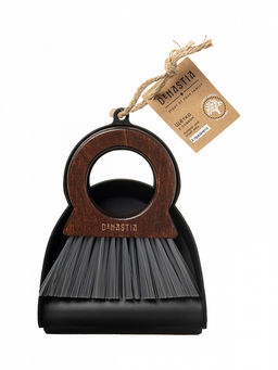 Щётка с совком 19x14,5x4,7 коричневый бук, ПП, ПЭТ - Denastia фото 5