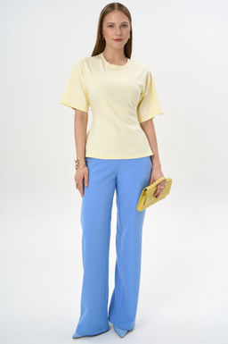 Футболка с завязками Николь (жёлтый) - Эльза фото 4