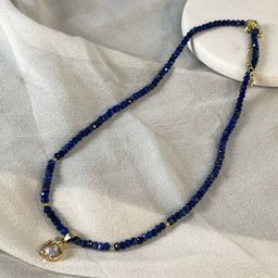 Чокер с подвеской из Лазурита 42 см +