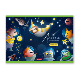 Светоч 12АЛСК4_1_3_9 Альбом для рисования 100 г/м2 A4 29 х 20.5 см на скобе 12 л. 10 шт. 000644 Весёлые картинки  фото 41