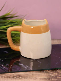 Кружка керамическая Dog with ears, brown (500 мл)