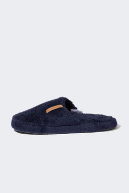 Мужские домашние тапочки на плоской подошве - Defacto фото 3