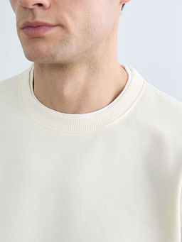 Bisiklet Yaka Erkek Kal?n Sweatshirt