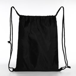 Мешок для обуви на шнурке, цвет чёрный - Simaland фото 2