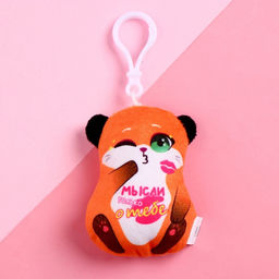 Мягкая игрушка-подвеска Мысли только о тебе, лиса - Milo toys фото 2