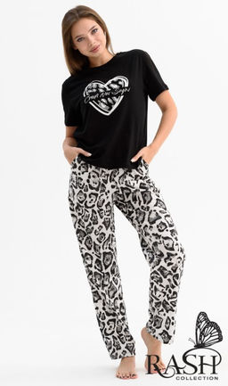 Пижама "Leo" черная Цвет:как на фото