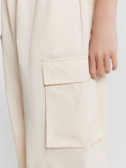 Брюки карго для девочек кремовые - Mark formelle фото 6