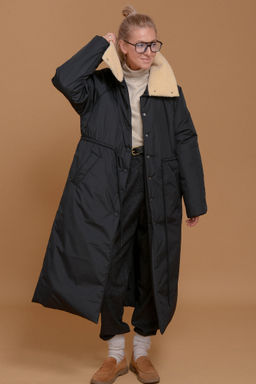 Утепленное пальто - N.u.d.e фото 12