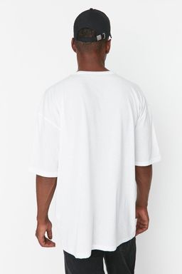 TRENDYOL MAN Siyah Basic Bisiklet Yaka Oversize/Genis Kesim K?sa Kollu T-Shirt TMNSS22TS0317 - Trendyolmilla фото 20