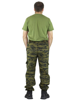 Удлиненный утепленный демисезонный костюм Forest trail G.Black для активного отдыха (горка на флисе) - Rax фото 13