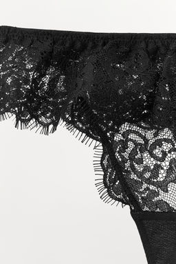 LACE THONG WITH RUFFLE TRIM - Zara фото 7