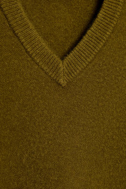 PLAIN KNIT V-NECK JUMPER - Zara фото 7