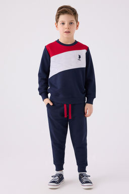 Темно-синий пижамный комплект для мальчика Неожиданная скидка в корзине