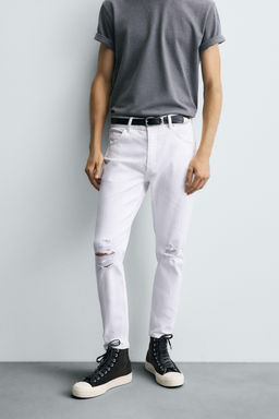 RIPPED SKINNY FIT JEANS - Zara фото 2