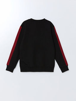 Bisiklet Yaka Galatasaray Bask?l? Erkek ?ocuk Sweatshirt