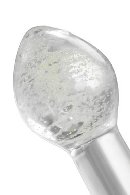 Анальная втулка Sexus Glass светящаяся в темноте, стекло, прозрачная, 6,5 см  фото 9