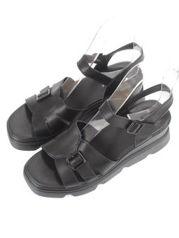 08-PEAG34-2 BLACK Босоножки женские (натуральная кожа) - Фабричный китай фото 2
