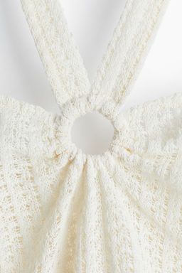 Top halter en punto pointelle - H&m фото 2