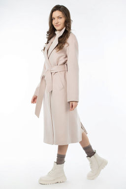 01-10890 Пальто женское демисезонное (пояс)