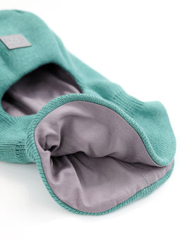 Шапка-шлем демисезонная, нефрит - Inzibe фото 5